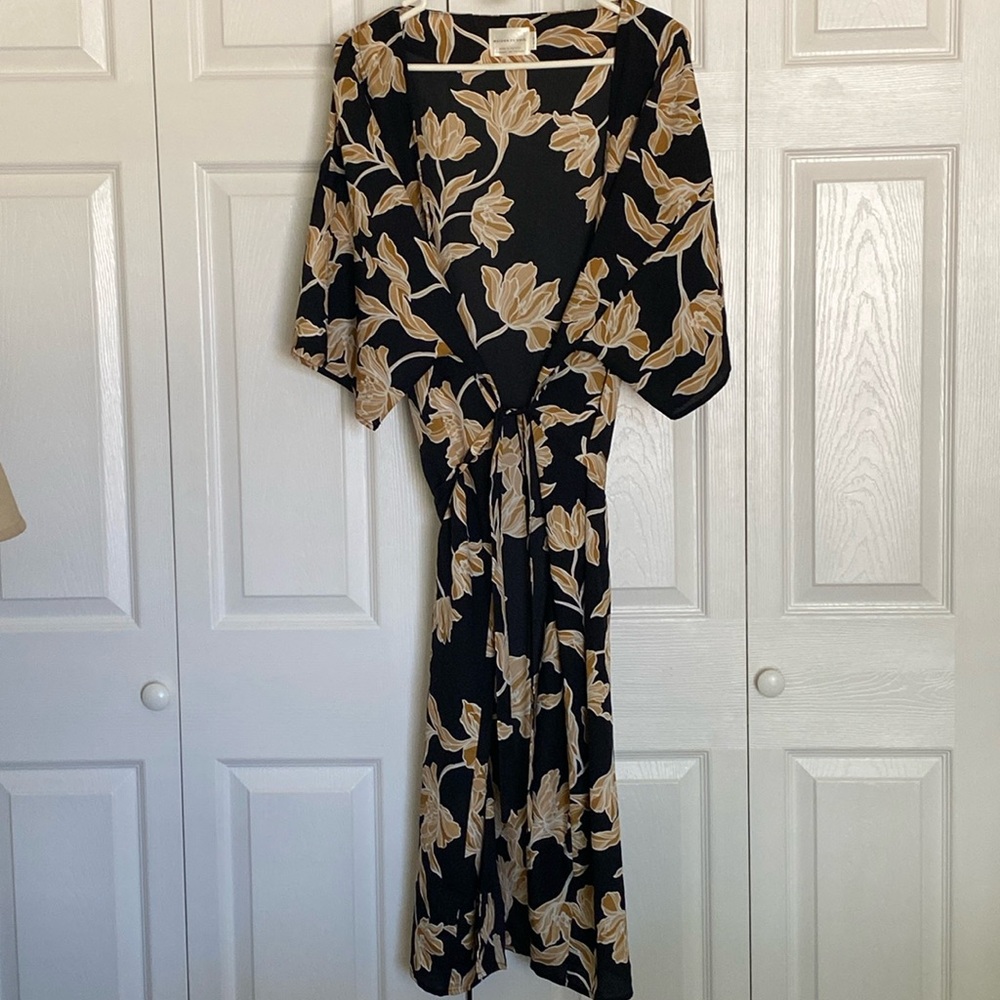 Long Floral Cover Up